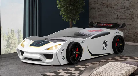 Eco Vento White Car Bed