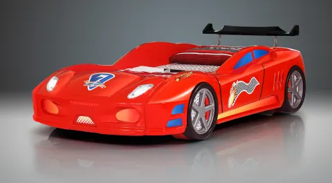 Enzo Red Car Bed