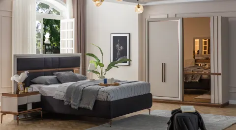 Perla Sliding Door Bedroom Set 2