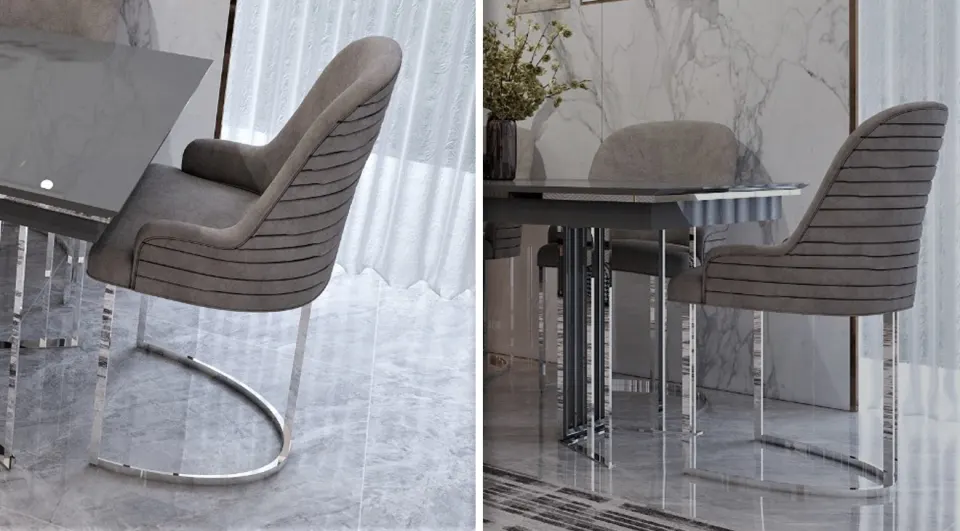 Arya Metal Leg Chair