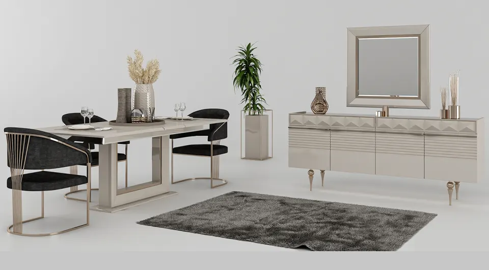 Zen Modern Dining Room Set