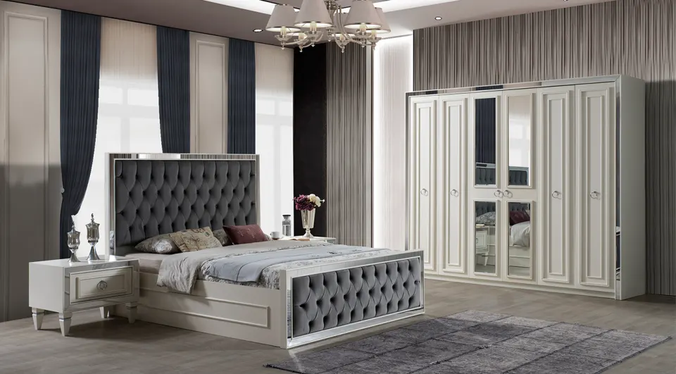 Bornova Art Deco Bedroom Set