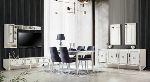 New Gloria Moonstone Dining Room Set