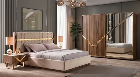 Venus Sliding Door Bedroom Set