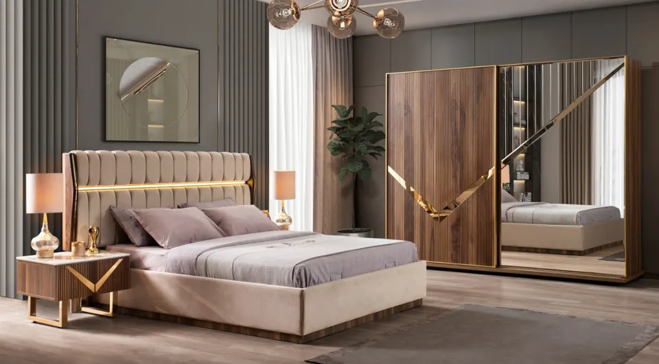 Venus Sliding Door Bedroom Set