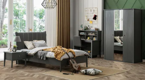 Urban Anthracite 3 Doors Young Room Set