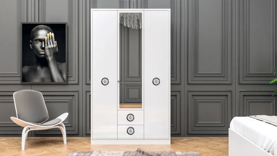 Acacia Triple Wardrobe