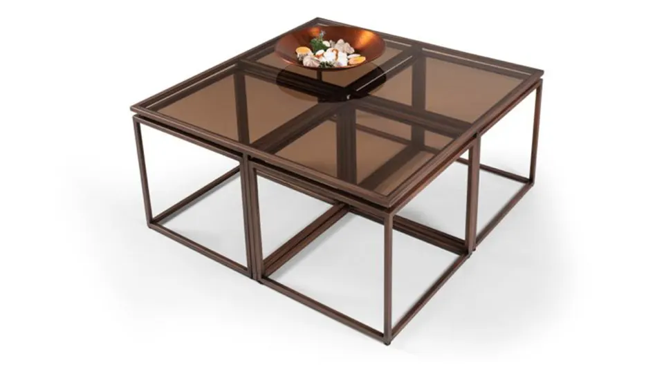 Kante Metal Leg 4+1 Coffee Table
