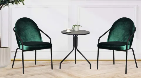 Oya Anthracite Side Table