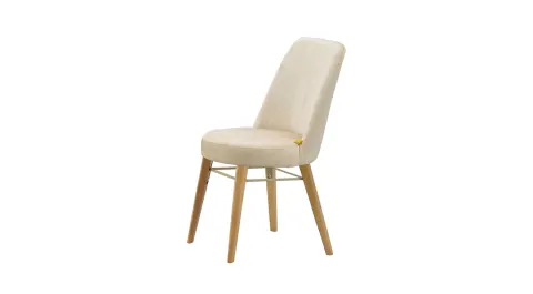 Asgold Cream Natural Chair