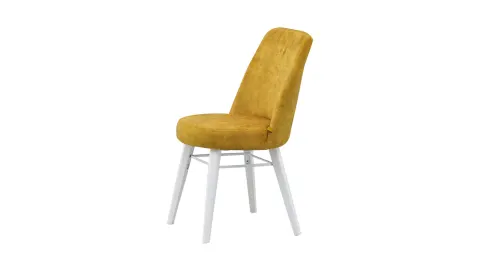 Asgold Yellow White Chair