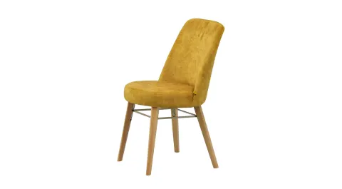 Asgold Yellow Natural Chair
