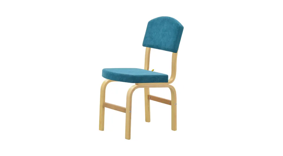 Aegean Blue Natural Chair