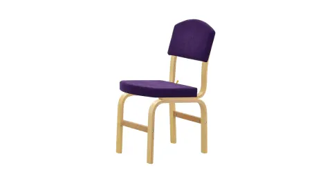 Ege Purple Natural Chair