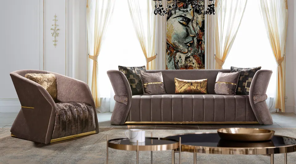 Lotus Luxury Sofa Set