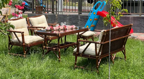 Walnut Garden Furniture 3