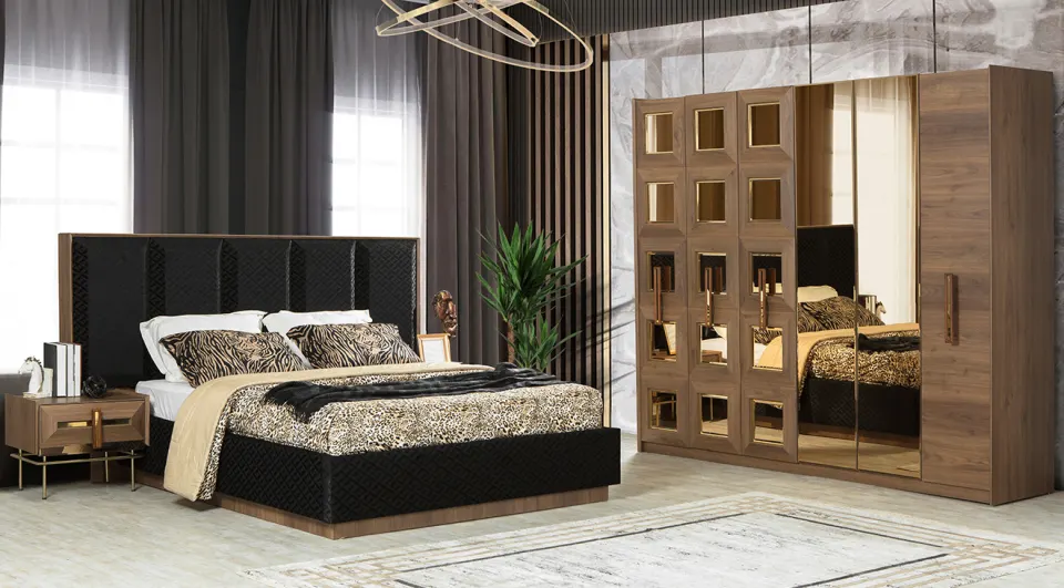 Mozza 6 Door Bedroom Set