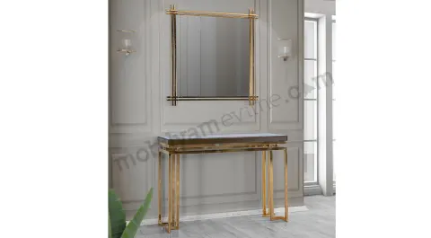 Emazel Gold Metal Leg Dresuar