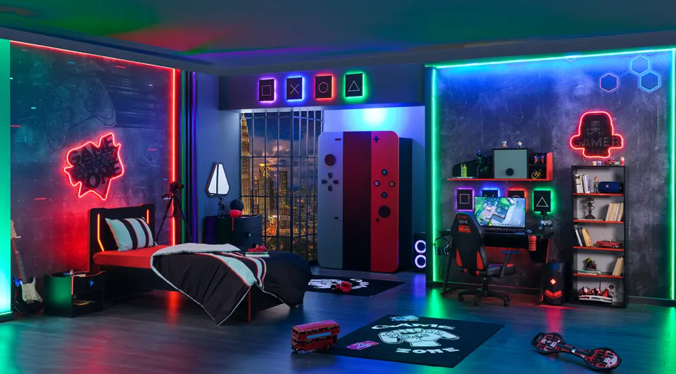 Gamezone 3 Doors Young Room Set