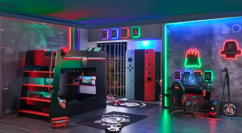 Gamezone Bunk Bed Young Room Set