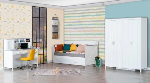 Lima Daybed 4 Doors Young Room Set