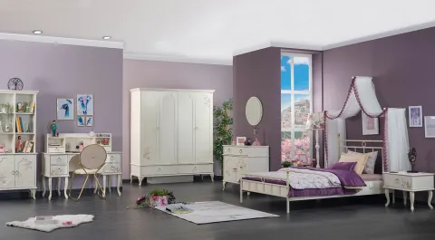 New Alacati 4 Doors Young Room Set