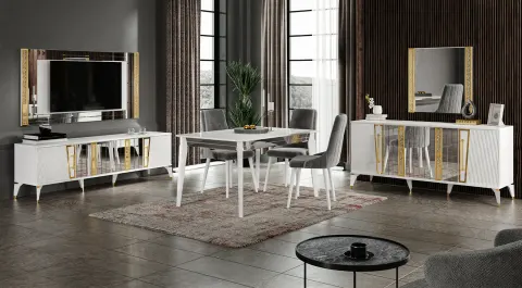 Bostanci Moonstone Dining Room Set