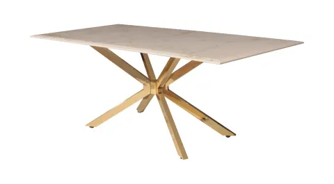 Royal Gold Metal Leg Table