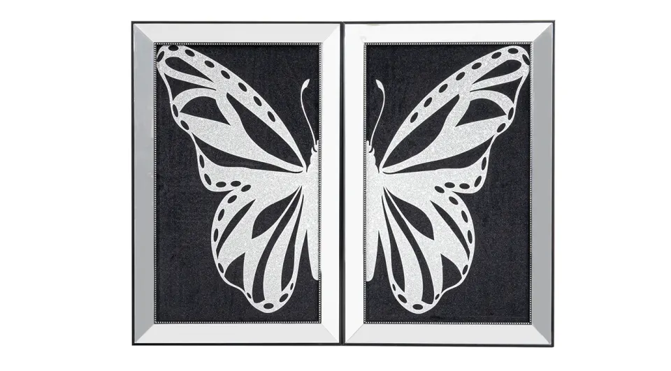 Butterfly Silver Painting
