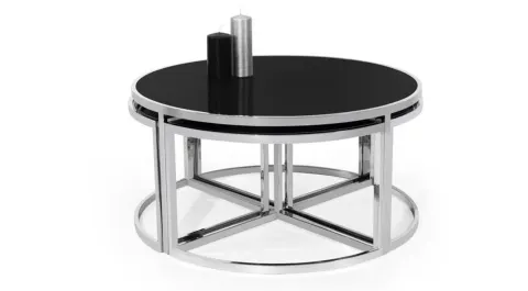 Motto Silver Metal Leg Coffee Table