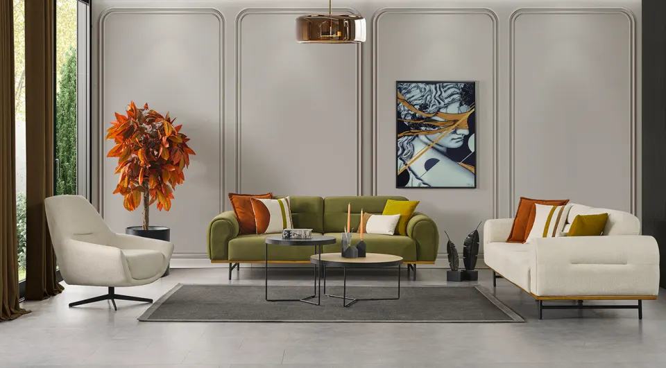 Ruby Modern Sofa Set
