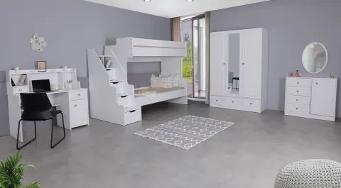 Elya Bunk Bed Young Room Set