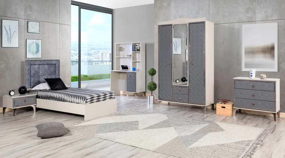 Yıldız 3 Doors Young Room Set