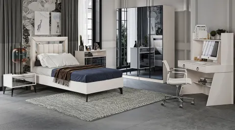 Beyoglu Moonstone 4 Doors Young Room Set