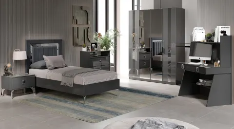 Tuzla Youth Room Set with 4 Doors