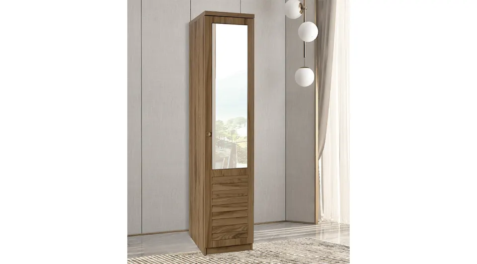 Puzzle Walnut 3 Doors Cabinet