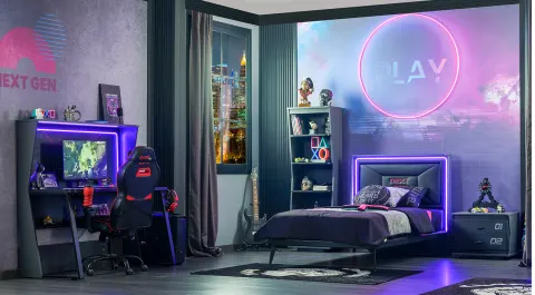 Next Game 3 Doors Young Room Set