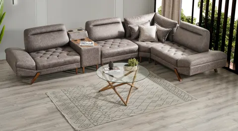 Pandora Sound System Corner Sofa Set