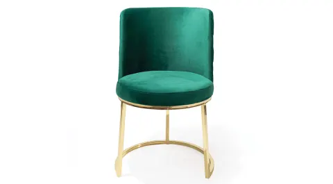 Ada Gold Metal Leg Chair