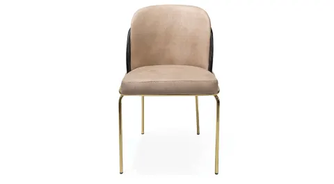 Gomlek Gold Metal Leg Chair