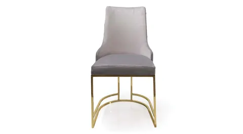 Hilton Gold Metal Leg Chair