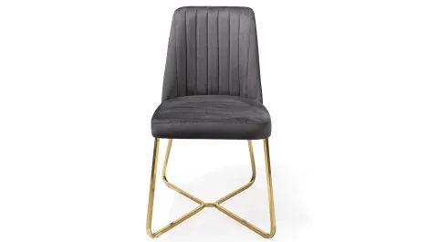 Vegas Gold Metal Leg Chair