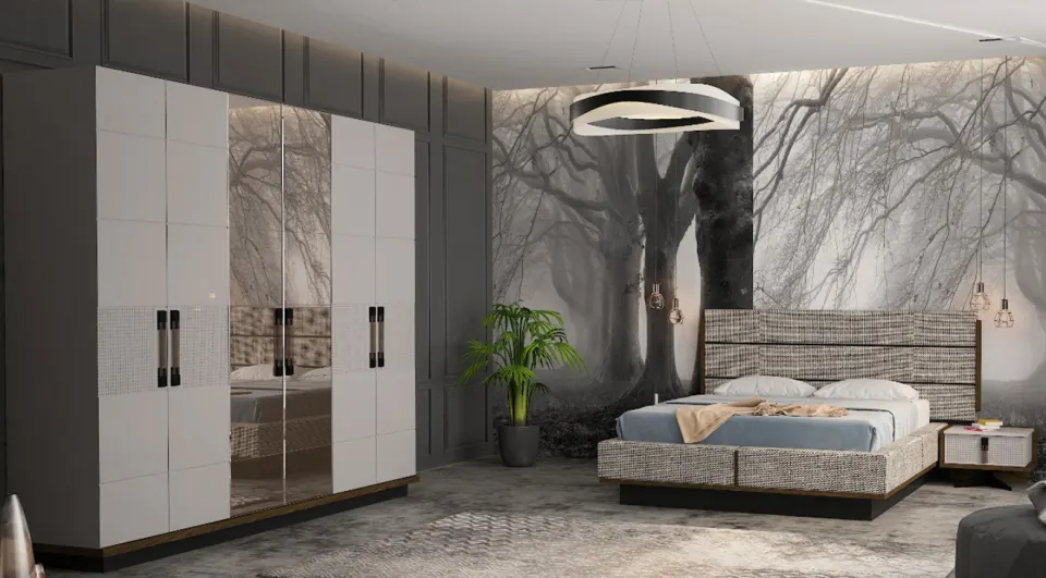 Paris 6 Door Bedroom Set