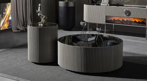 Gucci Smoke Gray Coffee Table