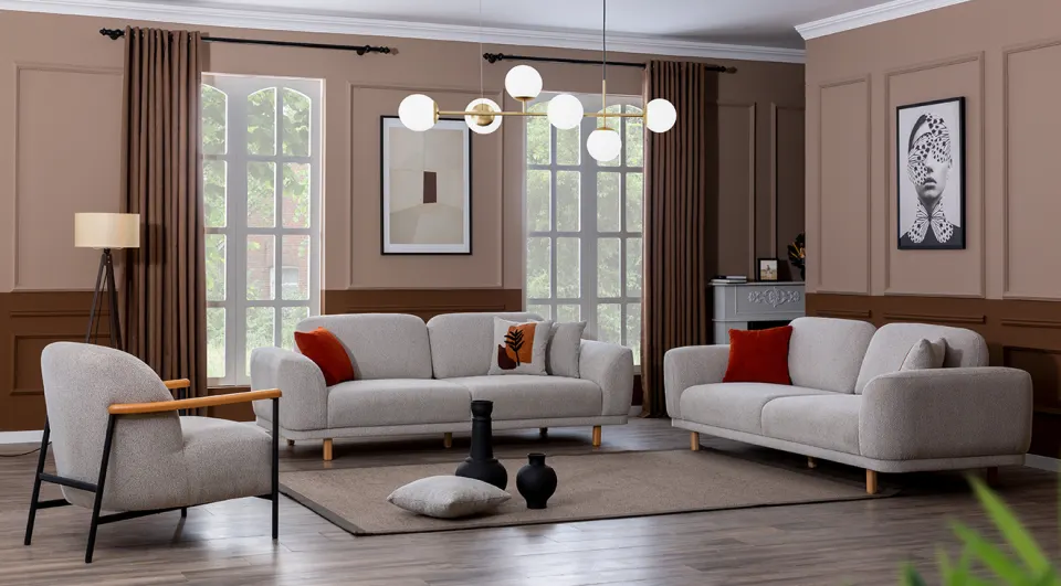 Alya Modern Sofa Set 2