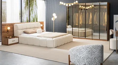 Zen Modern 6 Door Bedroom Set