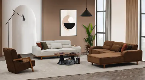 Neron Corner Sofa Set