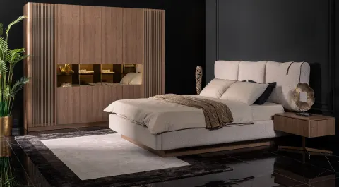 Lizbon Modern 6-Door Bedroom Set