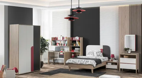 Beats 3 Doors Young Room Set