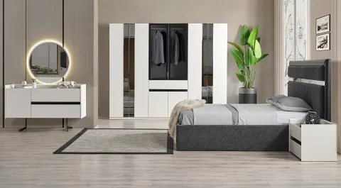 Palermo 6-Door Bedroom Set